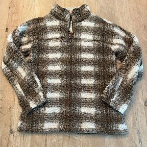 DYLAN Sherpa Quarter Zip EUC! Size L